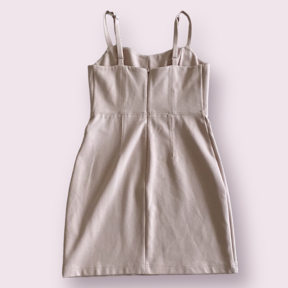 Aritzia Babaton Honeywell Bustier Mini Dress in Pink Modest Size 8 - Picture 10 of 16